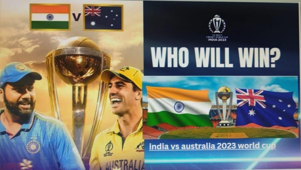 India vs. Australia in the ICC Cricket World Cup 2023